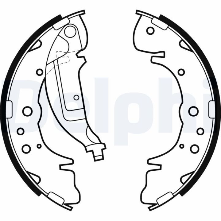 Stabdžių trinkelių komplektas DELPHI LS1986