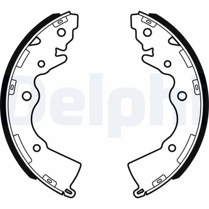 Stabdžių trinkelių komplektas DELPHI LS1996