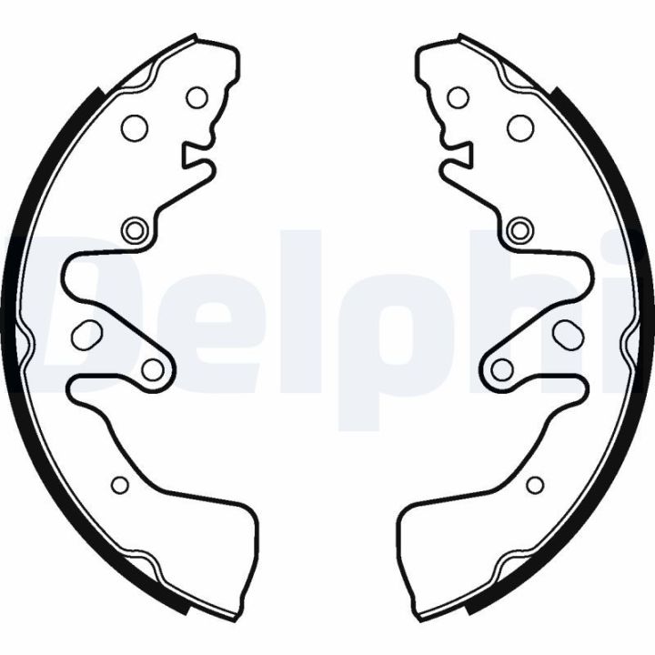Stabdžių trinkelių komplektas DELPHI LS2024