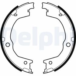 Stabdžių trinkelių komplektas, stovėjimo stabdis DELPHI LS2035