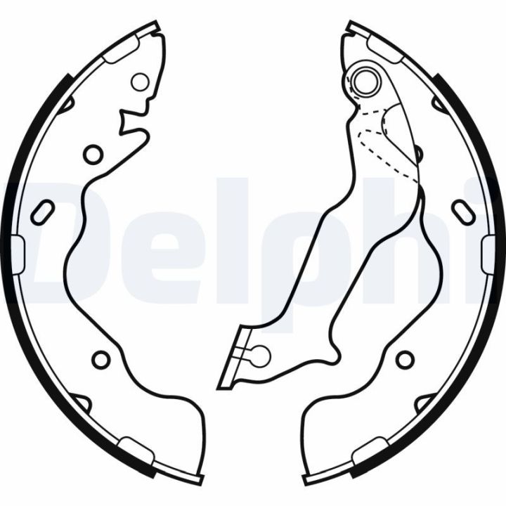 Stabdžių trinkelių komplektas DELPHI LS2059
