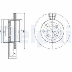 Stabdžių diskas DELPHI BG2645