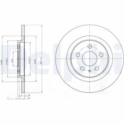 Stabdžių diskas DELPHI BG3741