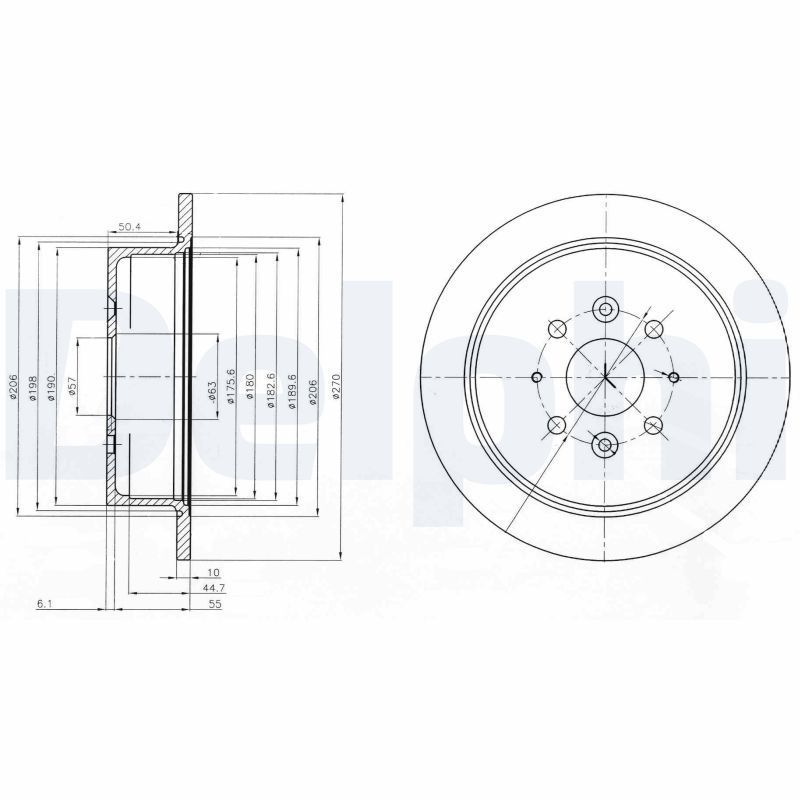 Stabdžių diskas DELPHI BG4018