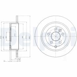 Stabdžių diskas DELPHI BG4124