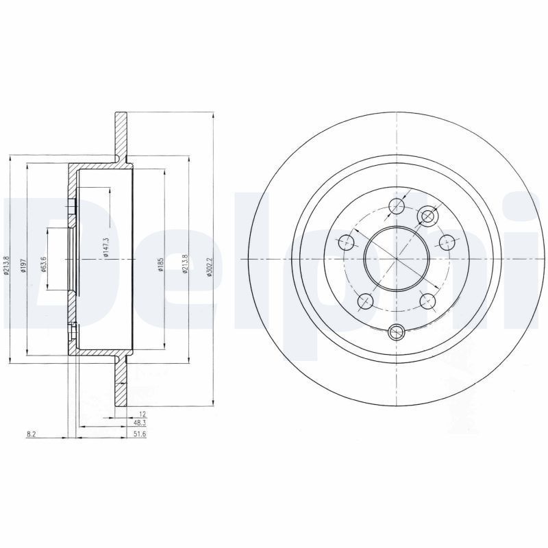 Stabdžių diskas DELPHI BG4124