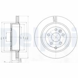 Stabdžių diskas DELPHI BG4125