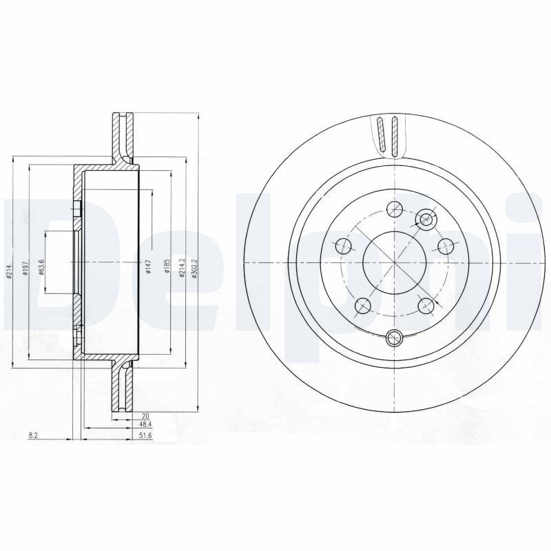 Stabdžių diskas DELPHI BG4125