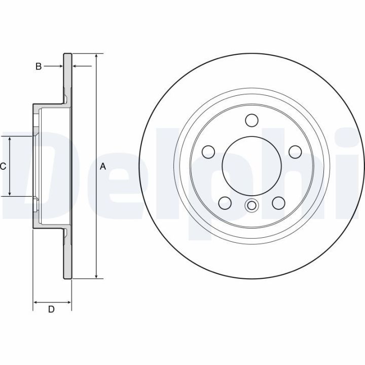 Stabdžių diskas DELPHI BG4916C