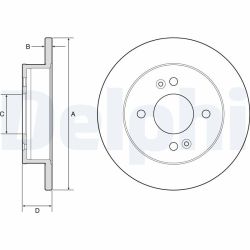 Stabdžių diskas DELPHI BG4917C