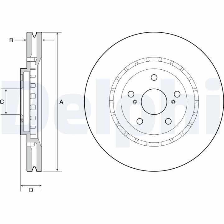 Stabdžių diskas DELPHI BG9219C