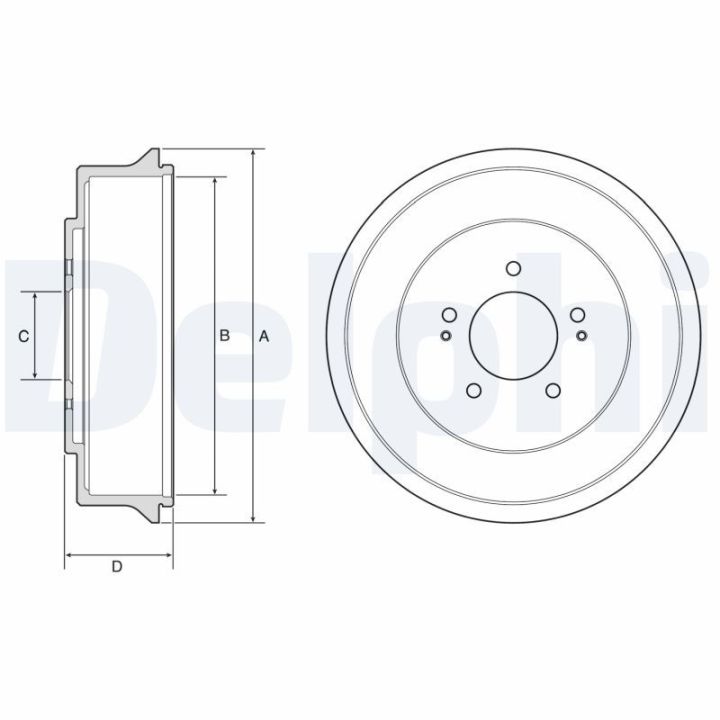 Stabdžių būgnas DELPHI BF585