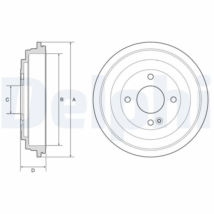 Stabdžių būgnas DELPHI BF592