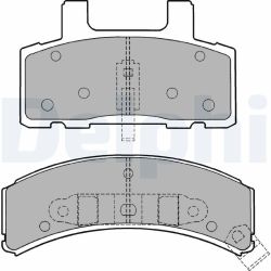 Stabdžių trinkelių rinkinys, diskinis stabdys DELPHI LP1167