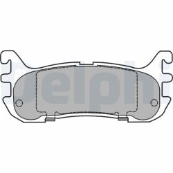 Stabdžių trinkelių rinkinys, diskinis stabdys DELPHI LP1452