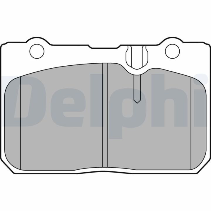 Stabdžių trinkelių rinkinys, diskinis stabdys DELPHI LP1460