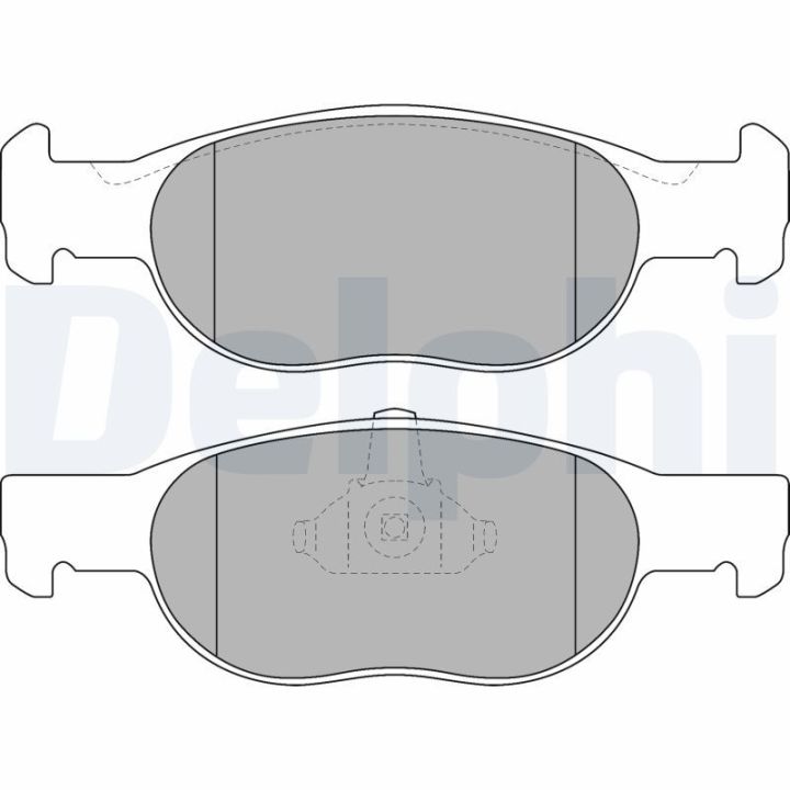 Stabdžių trinkelių rinkinys, diskinis stabdys DELPHI LP1474