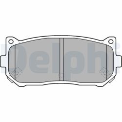 Stabdžių trinkelių rinkinys, diskinis stabdys DELPHI LP1528