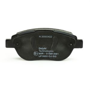 Stabdžių trinkelių rinkinys, diskinis stabdys DELPHI LP1653