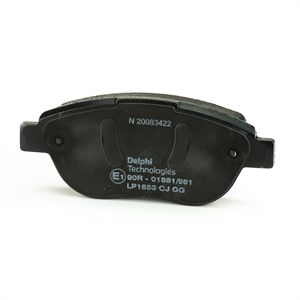 Stabdžių trinkelių rinkinys, diskinis stabdys DELPHI LP1653