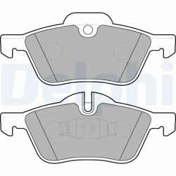 Stabdžių trinkelių rinkinys, diskinis stabdys DELPHI LP1657