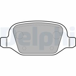 Stabdžių trinkelių rinkinys, diskinis stabdys DELPHI LP1685