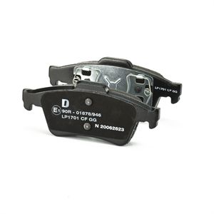 Stabdžių trinkelių rinkinys, diskinis stabdys DELPHI LP1701