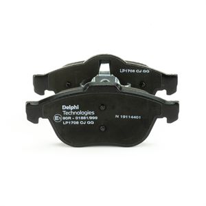 Stabdžių trinkelių rinkinys, diskinis stabdys DELPHI LP1708