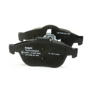 Stabdžių trinkelių rinkinys, diskinis stabdys DELPHI LP1708