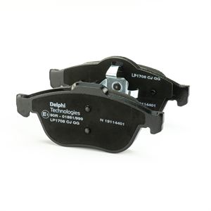 Stabdžių trinkelių rinkinys, diskinis stabdys DELPHI LP1708