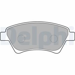 Stabdžių trinkelių rinkinys, diskinis stabdys DELPHI LP1730