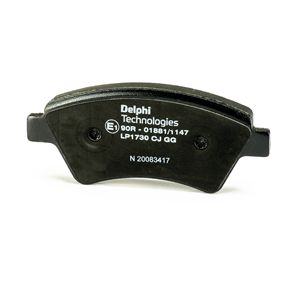 Stabdžių trinkelių rinkinys, diskinis stabdys DELPHI LP1730