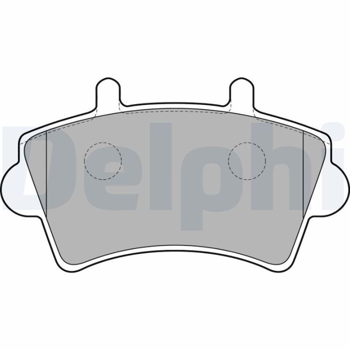 Stabdžių trinkelių rinkinys, diskinis stabdys DELPHI LP1746