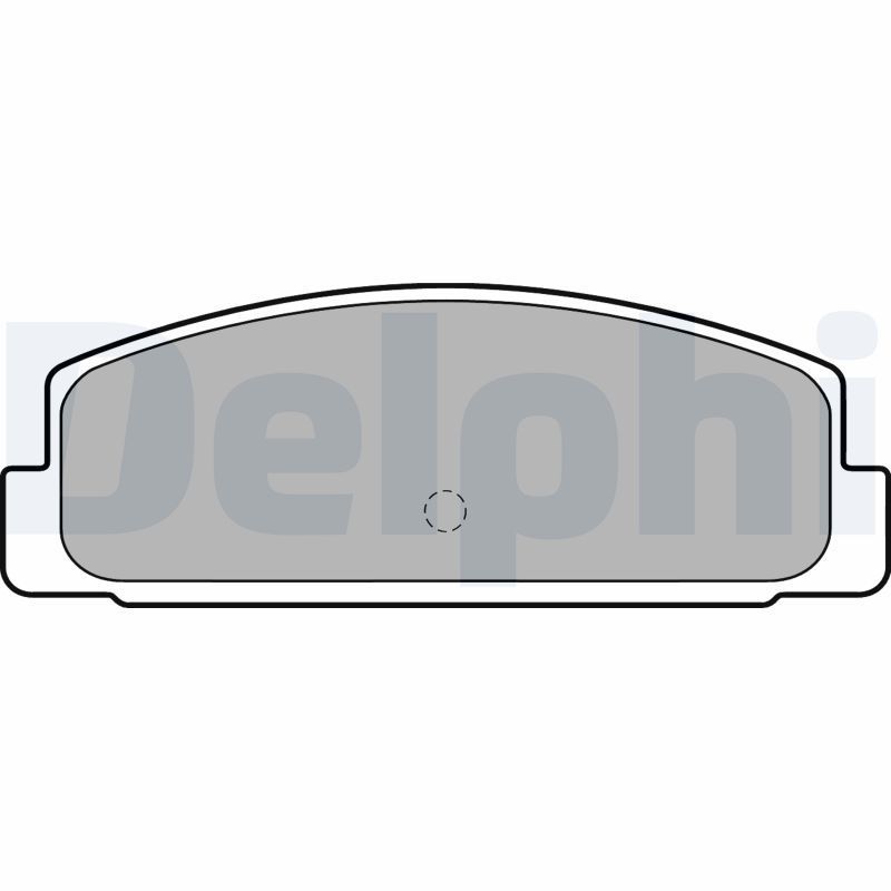 Stabdžių trinkelių rinkinys, diskinis stabdys DELPHI LP1766