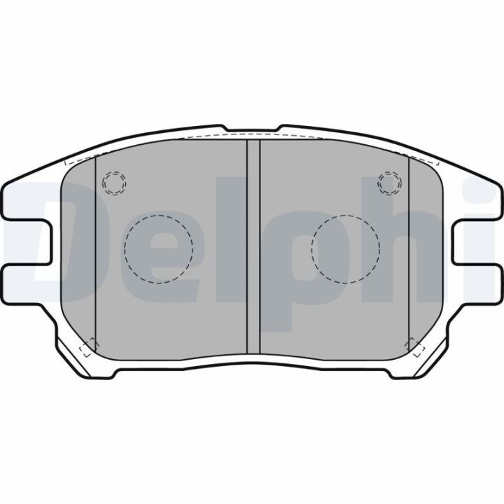 Stabdžių trinkelių rinkinys, diskinis stabdys DELPHI LP1768