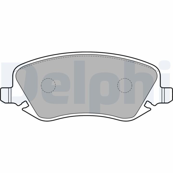 Stabdžių trinkelių rinkinys, diskinis stabdys DELPHI LP1795