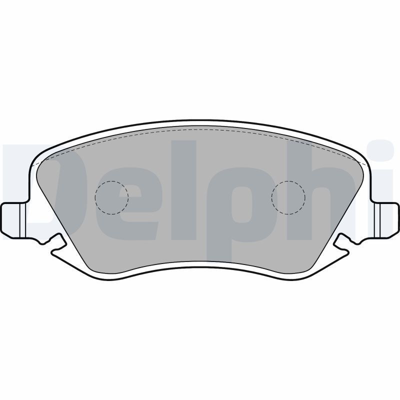 Stabdžių trinkelių rinkinys, diskinis stabdys DELPHI LP1795