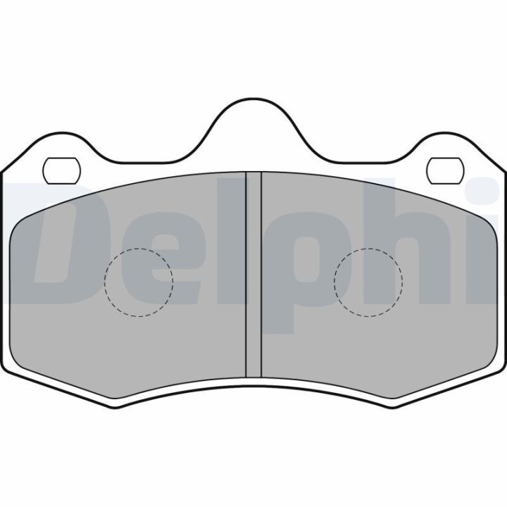 Stabdžių trinkelių rinkinys, stovėjimo stabdys DELPHI LP1809