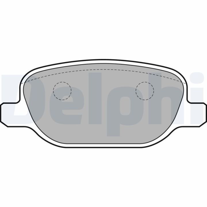 Stabdžių trinkelių rinkinys, diskinis stabdys DELPHI LP1845