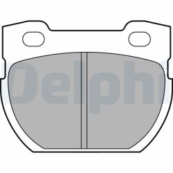 Stabdžių trinkelių rinkinys, diskinis stabdys DELPHI LP1847