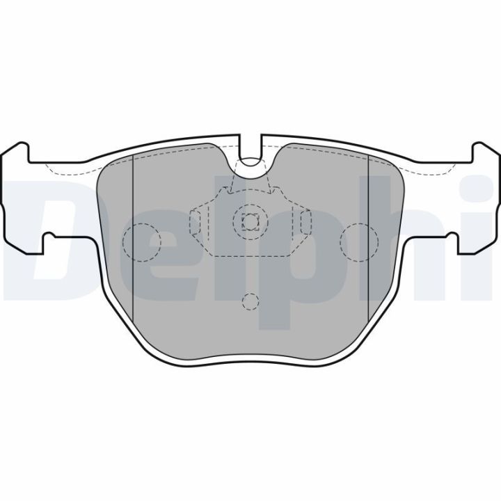 Stabdžių trinkelių rinkinys, diskinis stabdys DELPHI LP1863