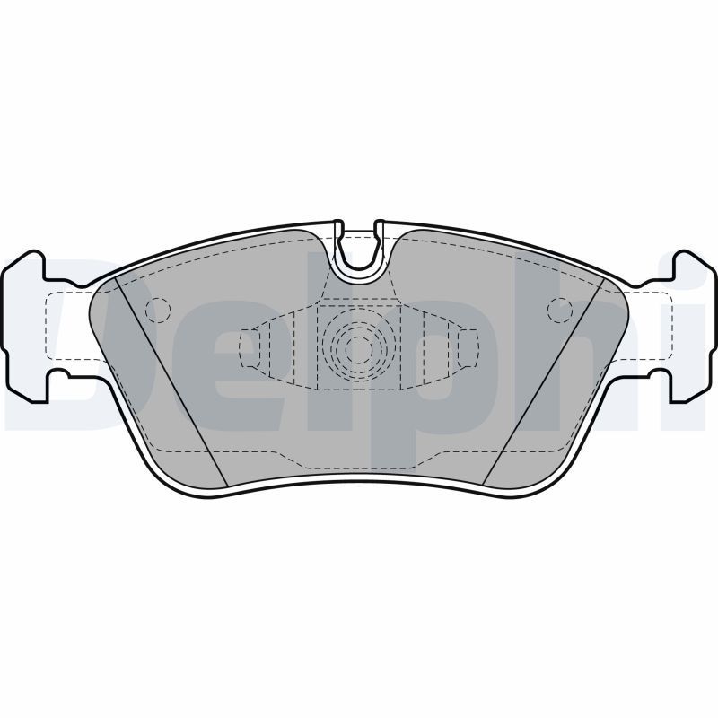 Stabdžių trinkelių rinkinys, diskinis stabdys DELPHI LP1925