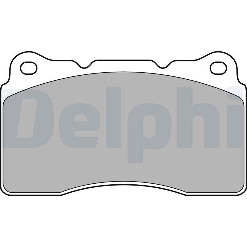 Stabdžių trinkelių rinkinys, diskinis stabdys DELPHI LP1944