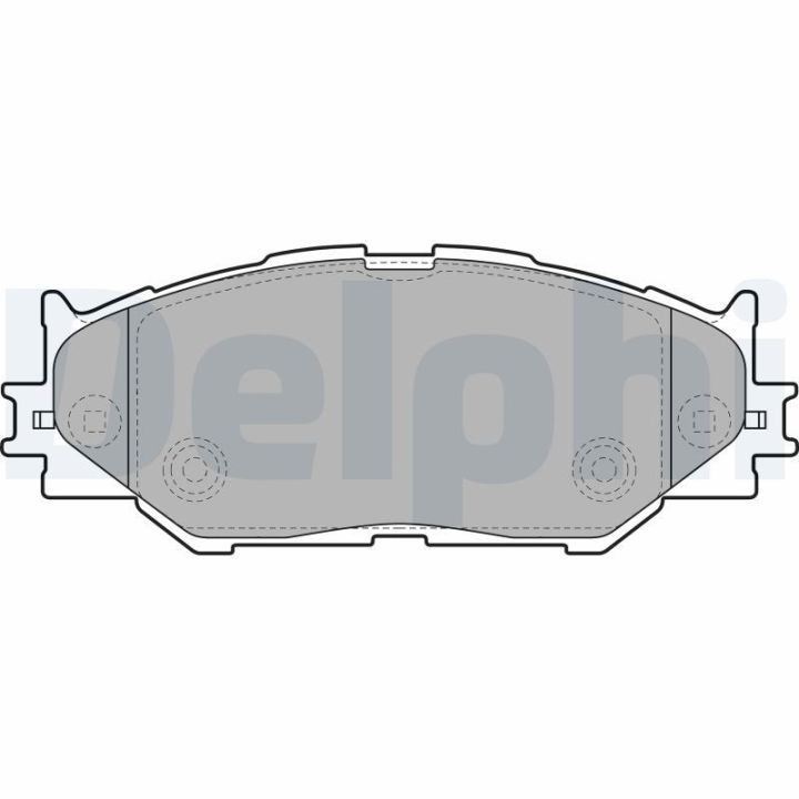 Stabdžių trinkelių rinkinys, diskinis stabdys DELPHI LP1977