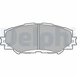 Stabdžių trinkelių rinkinys, stovėjimo stabdys DELPHI LP2002