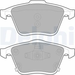 Stabdžių trinkelių rinkinys, diskinis stabdys DELPHI LP2025