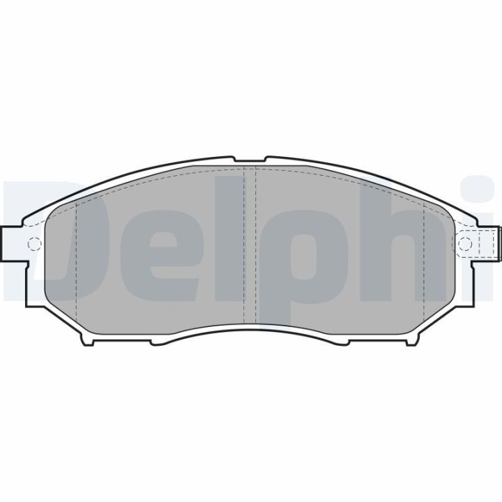 Stabdžių trinkelių rinkinys, stovėjimo stabdys DELPHI LP2030