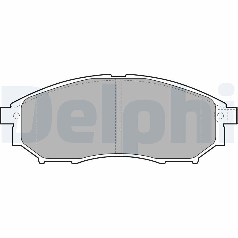 Stabdžių trinkelių rinkinys, stovėjimo stabdys DELPHI LP2030