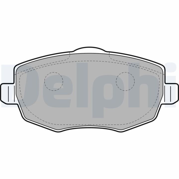 Stabdžių trinkelių rinkinys, diskinis stabdys DELPHI LP2064