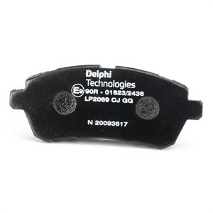 Stabdžių trinkelių rinkinys, stovėjimo stabdys DELPHI LP2069